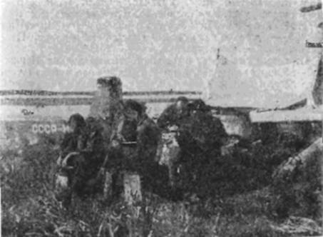 На самолете в Восточной Арктике