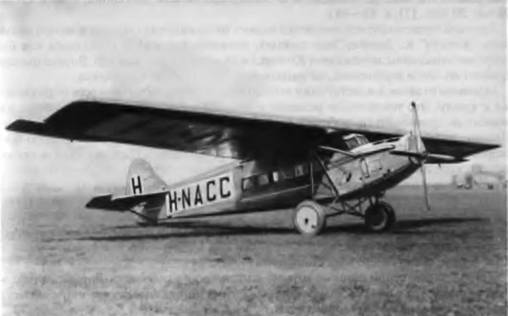 История самолетов 1919 - 1945