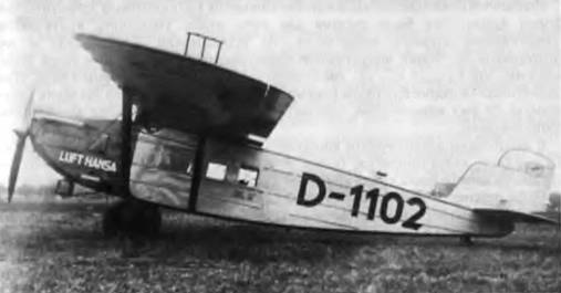 История самолетов 1919 - 1945