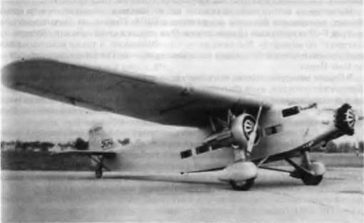 История самолетов 1919 - 1945