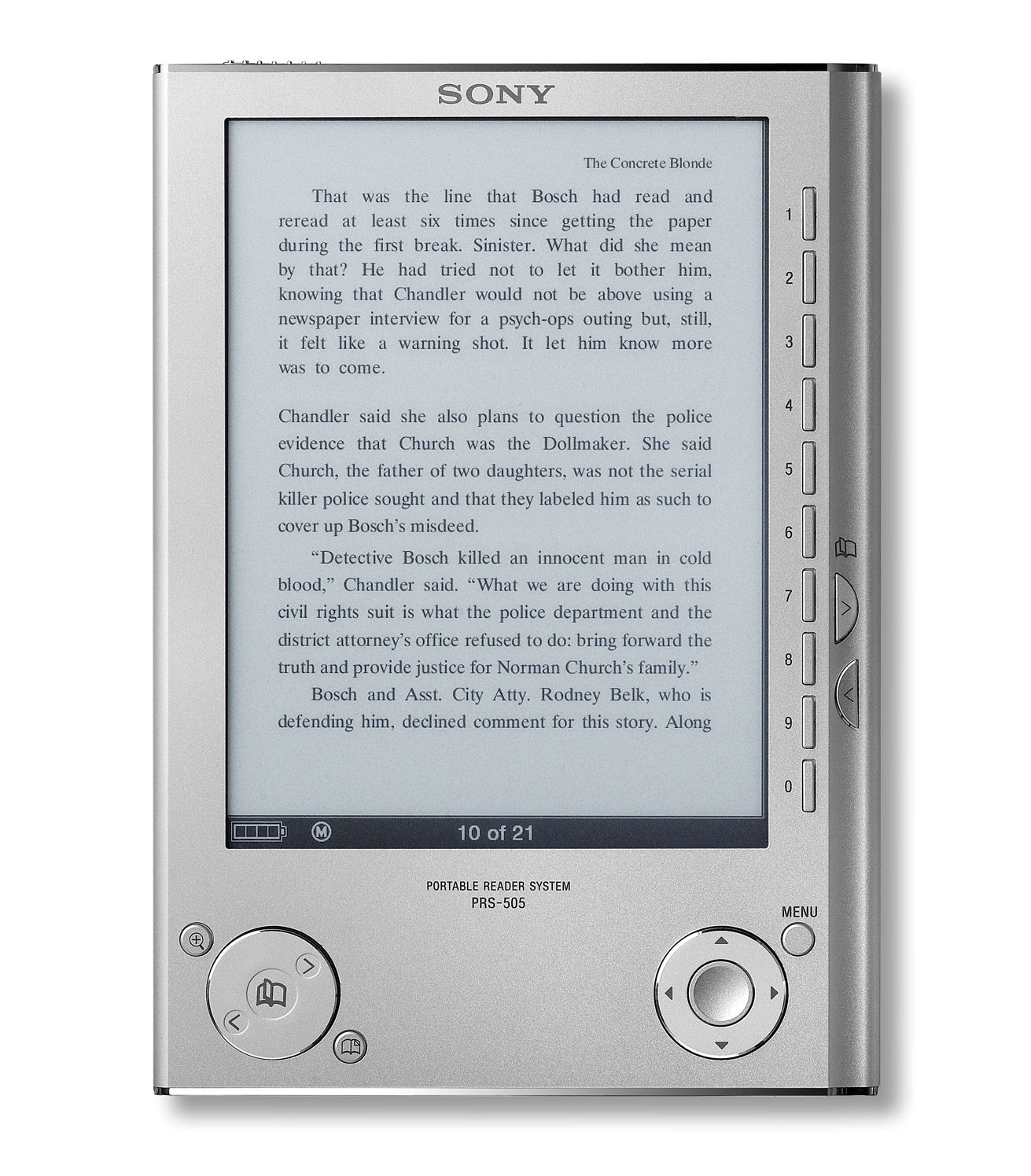 Sony Reader PRS-505